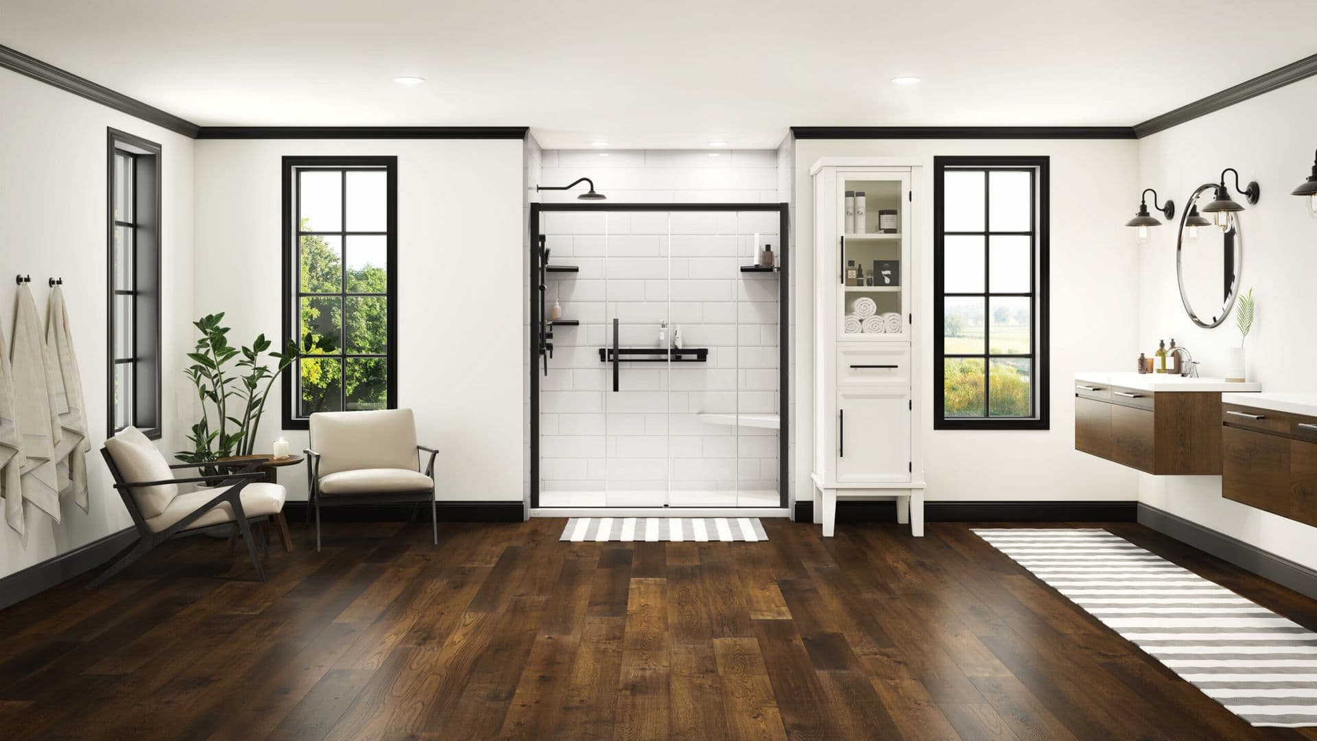 Shower with Doors